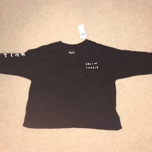 hollister cropped long sleeve